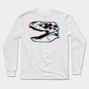 T rex 3D Dinosaur Long Sleeve T-Shirt